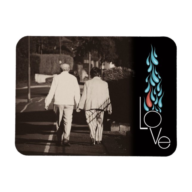 Love Memorial DIY Printable Photo Magnet Keepsake (Horizontal)