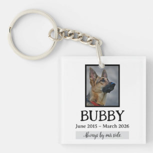Love Memorial Funeral Pet Loss In Our Hearts Forev Keychain