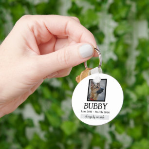 Love Memorial Funeral Pet Loss In Our Hearts Forev Keychain