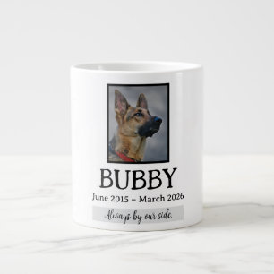Love Memorial Funeral Pet Loss In Our Hearts Forev Large Coffee Mug