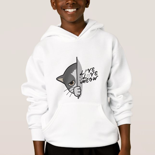 love meow cat lover design #catlover #catlife #cat (Front)