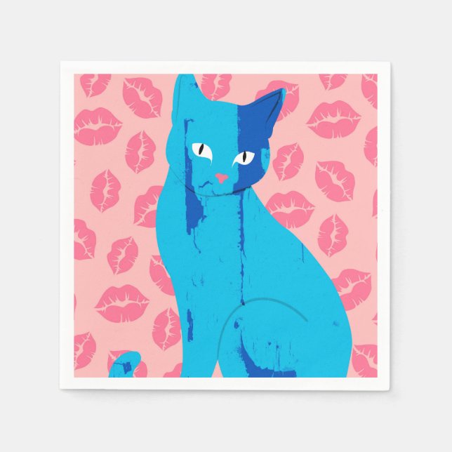 Love Meow-ment Napkin (Front)