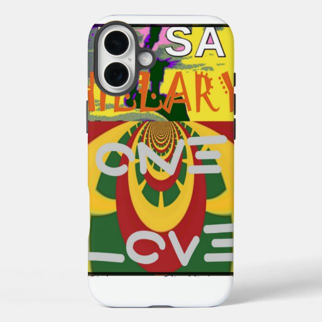 Love Message in Rasta Colours Art Print Case-Mate iPhone Case (Back)