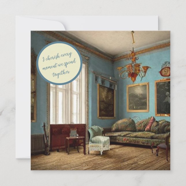 Love Message: "Warming Love" Card (Front)