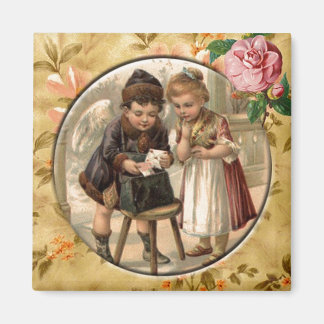 Love Messenger Vintage Victorian Custom Magnet