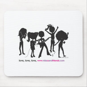 love missoandfriends.com Mousepad
