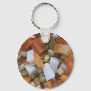 Love Mixed Vegetables Keychain