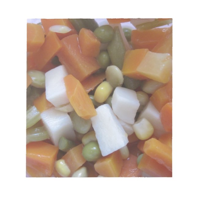 Love Mixed Vegetables Notepad (Front)