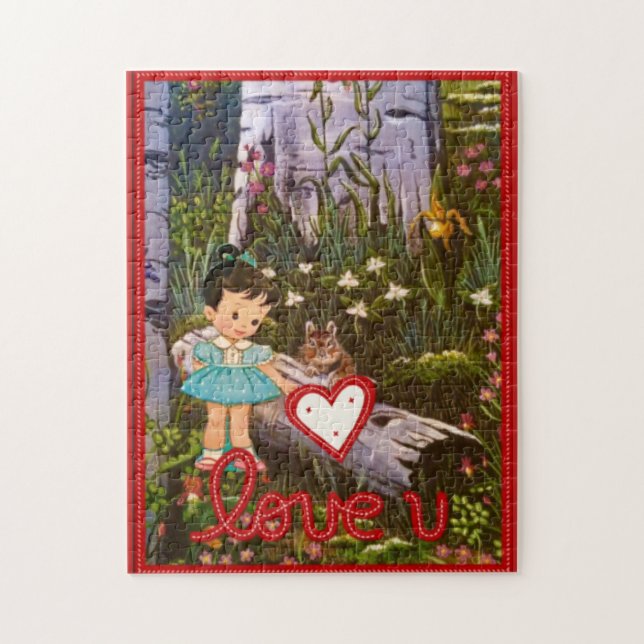 Love Mme Elizabeth Valentine Puzzle (Vertical)