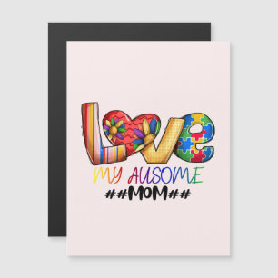 Love Mom Autism Awareness for Proud Moms