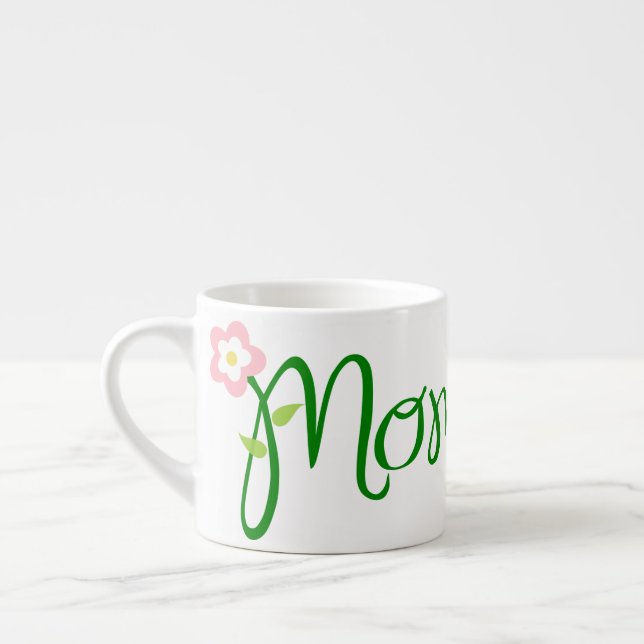 Love Mom Espresso Cup (Left)