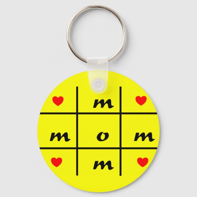 Love Mom Keychain (Front)