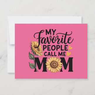Love Mom Postcard
