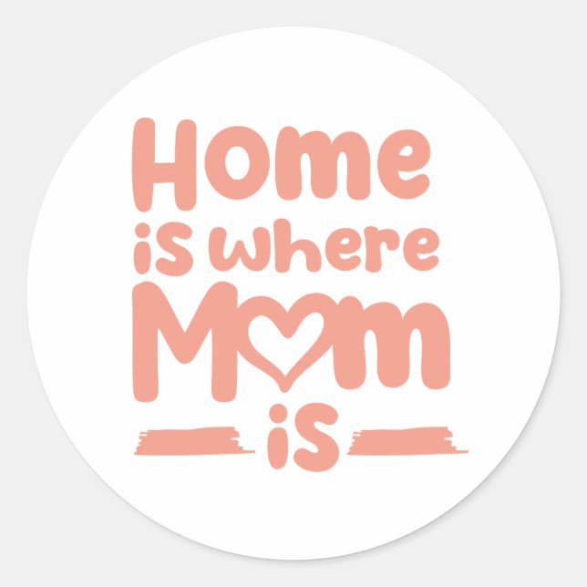 Love Mom Sticker (Front)