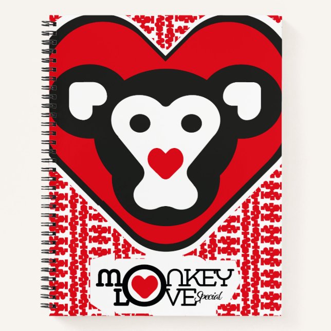 LOVE MONKEY LOVE SPECIAL by Masanser Notebook (Front)