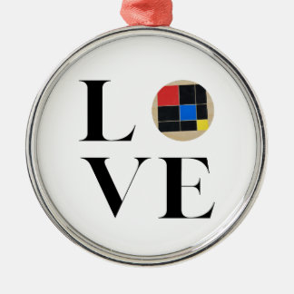 Love | Montessori | Trinomial cube  Metal Ornament