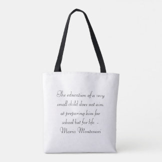 Love | Montessori | Trinomial Cube Tote Bag