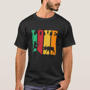 Love Moose Hunting Deer Elk Hunting T-Shirt