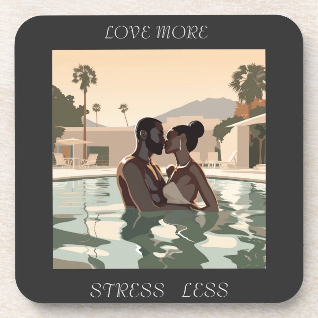 LOVE MORE DESIGN #1 COASTER (Front)