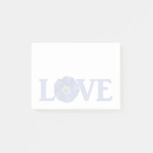 Love Morning Glory Post-it Notes