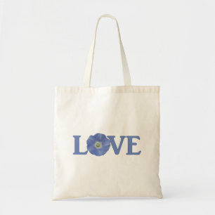 Love Morning Glory Tote Bag