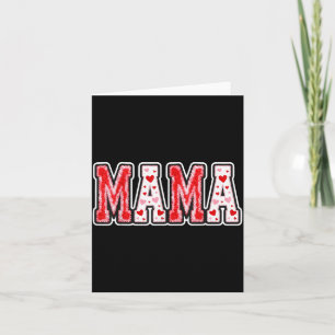 Love Mother Hearts Mama Valentine Mom Valentines Card