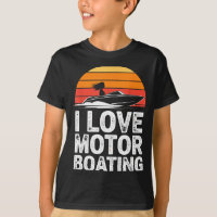 Love motor boating vintage sunset speedboat