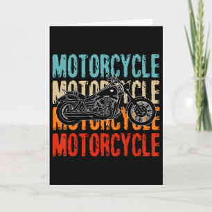 Love Motorcycle Mens Shirt Biker Boys Lover Dad&#; Card