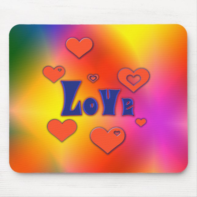 Love Mouse Pad (Front)