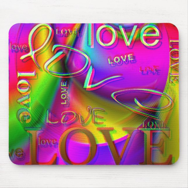 Love Mouse Pad (Front)