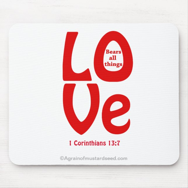 Love Mouse Pad (Front)