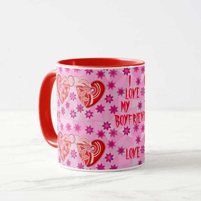 LOVE MUG FOR GIRLFRIEND (Front Left)