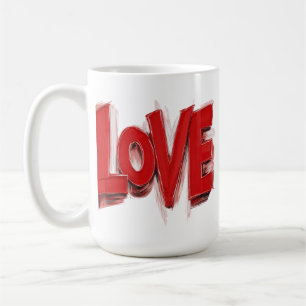 LOVE Mug, Mug design gift, gift for valentine