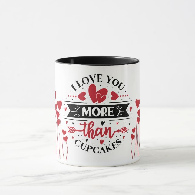 Love Mug, Valentine's Day Gift Coffee Mug  (Center)