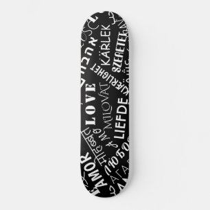 LOVE - Multi Language - Customizable International Skateboard