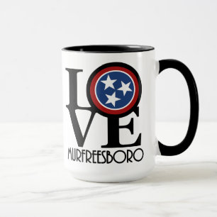 LOVE Murfreesboro 15oz Café Mug