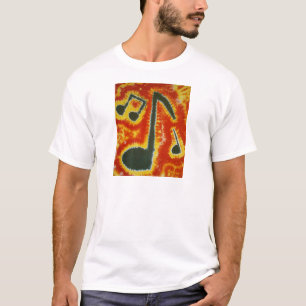 Love Music Notes Phat Dyes Tie Dyes T-Shirt