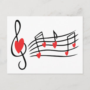 Love Music Postcard