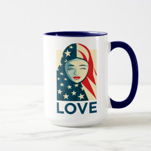 Love   Muslim Refugee Mug