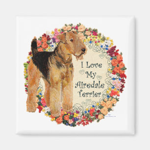 Love My Airedale Magnet