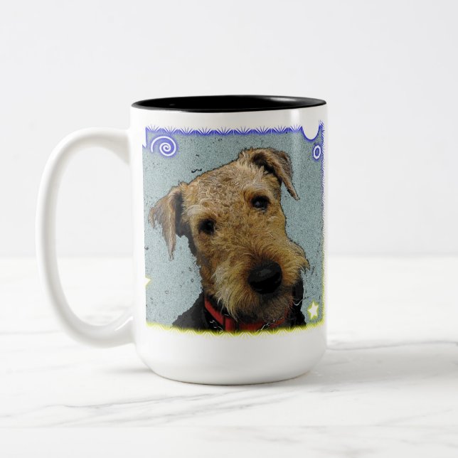 Love my Airedale mug (Left)