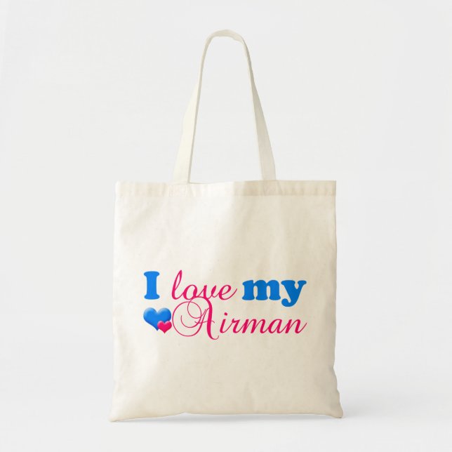 Love my Airman Tote - 2 Bag (Front)