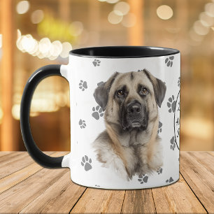 Love My Anatolian Shepherd Dog Pawprint Mug