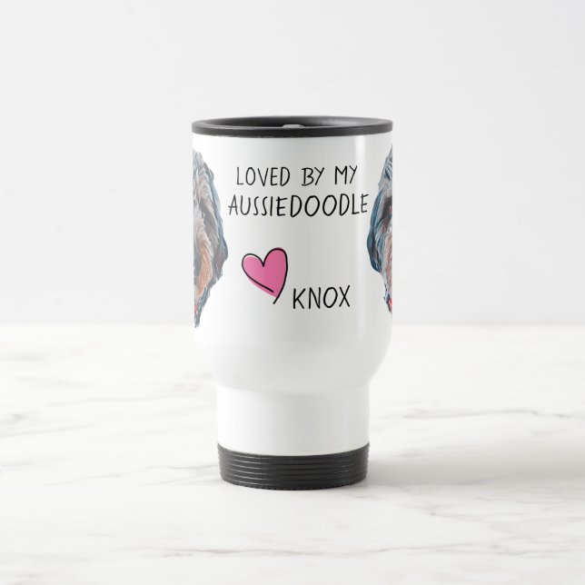LOVE MY AUSSIEDOODLE COFFEE MUG (Center)