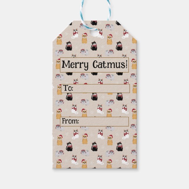 Love my cat gift tags (Front)