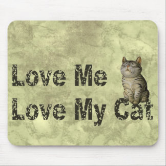 Love my Cat Mouse Pad