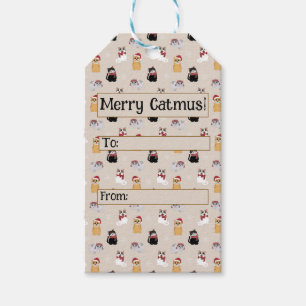 Love my cats gift tags