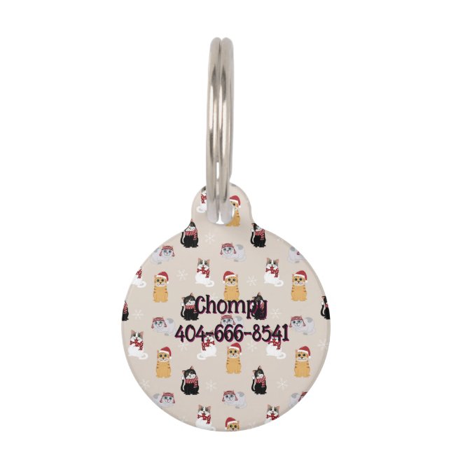 Love my cats pet tag (Front)