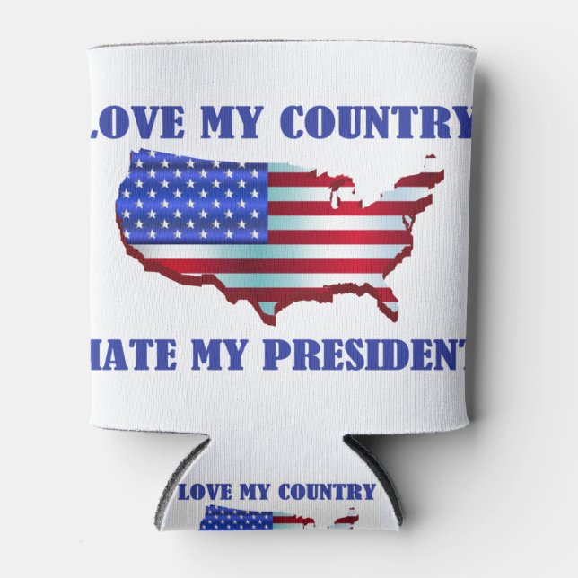 Love My Country Can Cooler (Front)