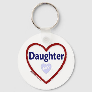 Love My Daughter Keychain